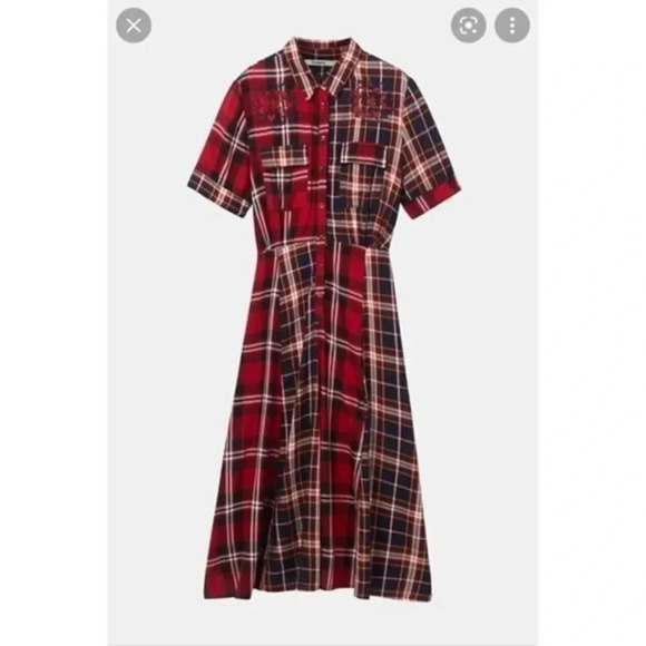 Desigual.ROSADA.checked. Dress - Picture 4 of 11